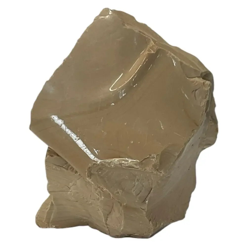 Cream Chocolate Swirl Art Glass Cullet Slag‎ Glass #5XL221